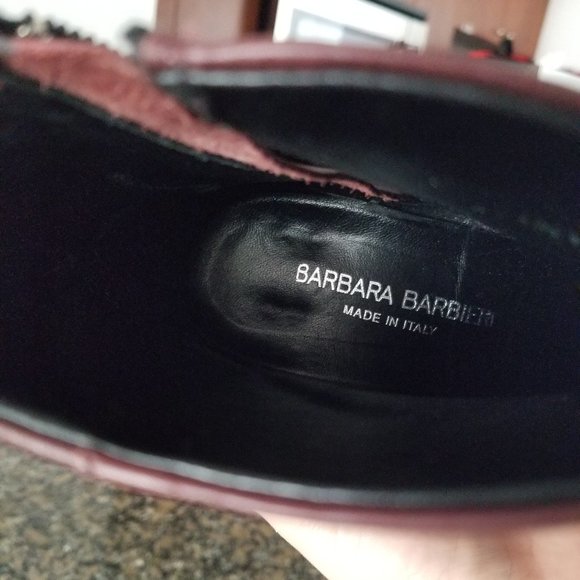 ๐ Burgundy leather booties - Picture 11 of 12